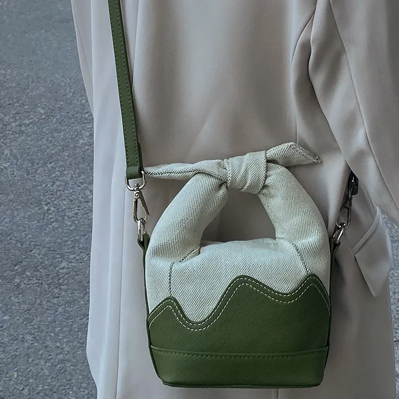 CHISIY Artificial Leather Crossbody Bags Handbags Small Size Women's Blue/Olive Green-6
