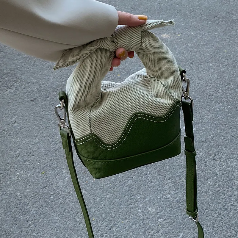 CHISIY Artificial Leather Crossbody Bags Handbags Small Size Women's Blue/Olive Green-5