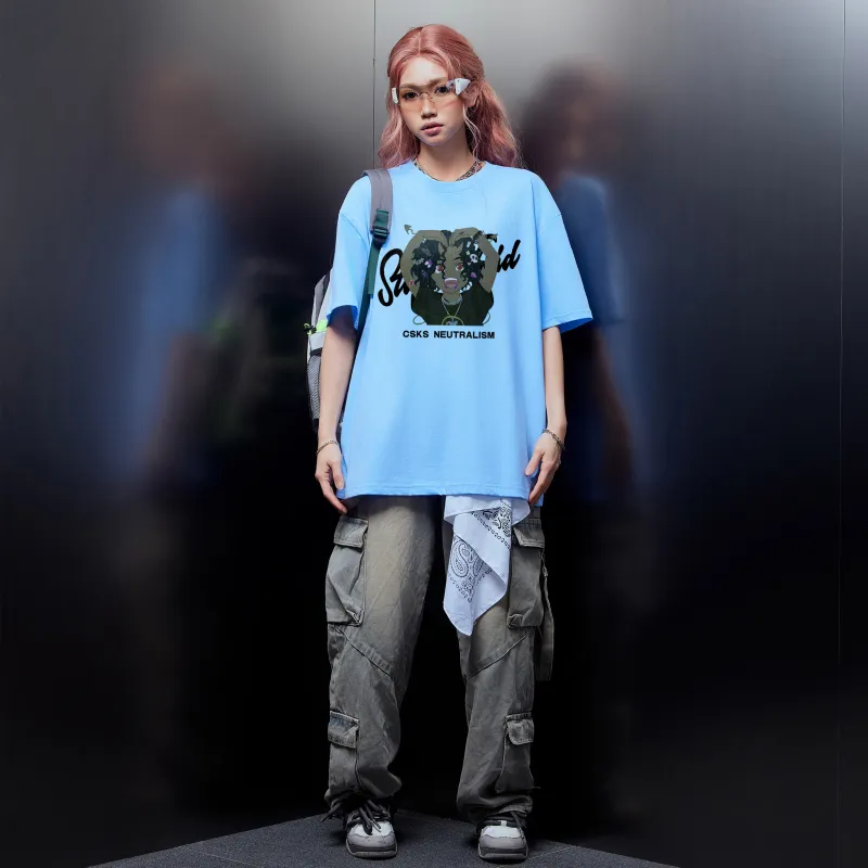 CSKS Drop Shoulder Sleeve T-Shirt Unisex-46
