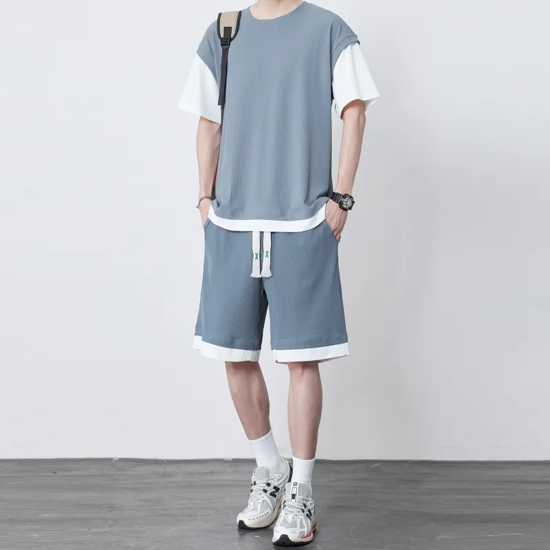 CSKS T Shirt Comes With Casual Knit Pants Unisex 2 Pack-14