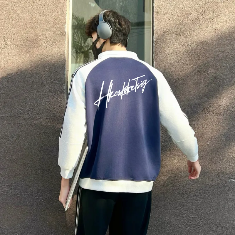 CSKS Jackets Coats Unisex Navy Blue-4
