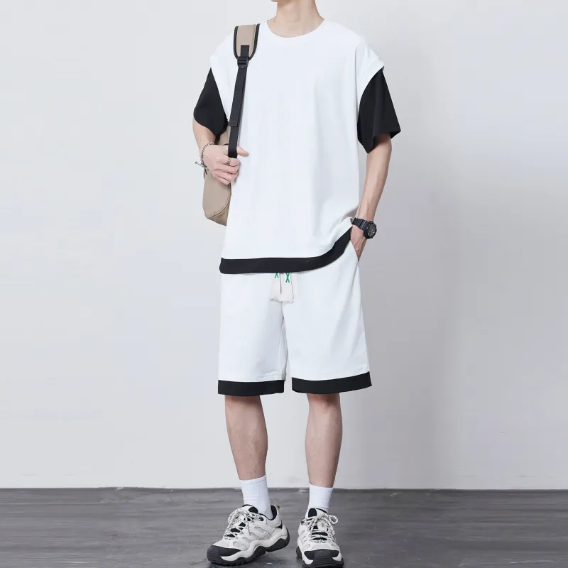 CSKS T Shirt Comes With Casual Knit Pants Unisex 2 Pack-8