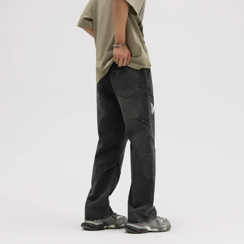 CSKS Jeans Unisex Black Gray Color-3