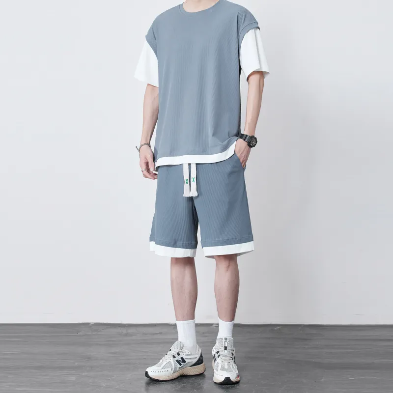 CSKS T Shirt Comes With Casual Knit Pants Unisex 2 Pack-16