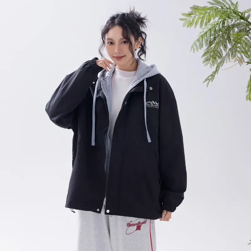 CSKS Jackets Coats Unisex Black Gray-2