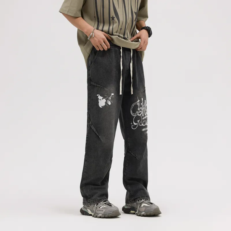CSKS Jeans Unisex Black Gray Color-2