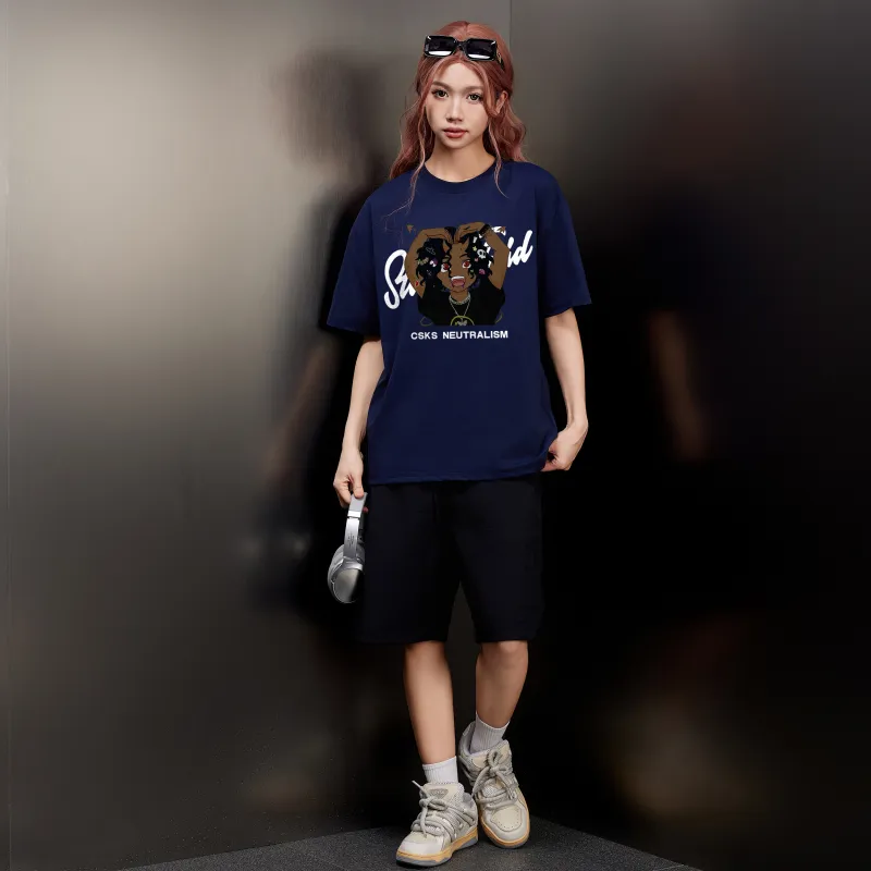 CSKS Drop Shoulder Sleeve T-Shirt Unisex-28