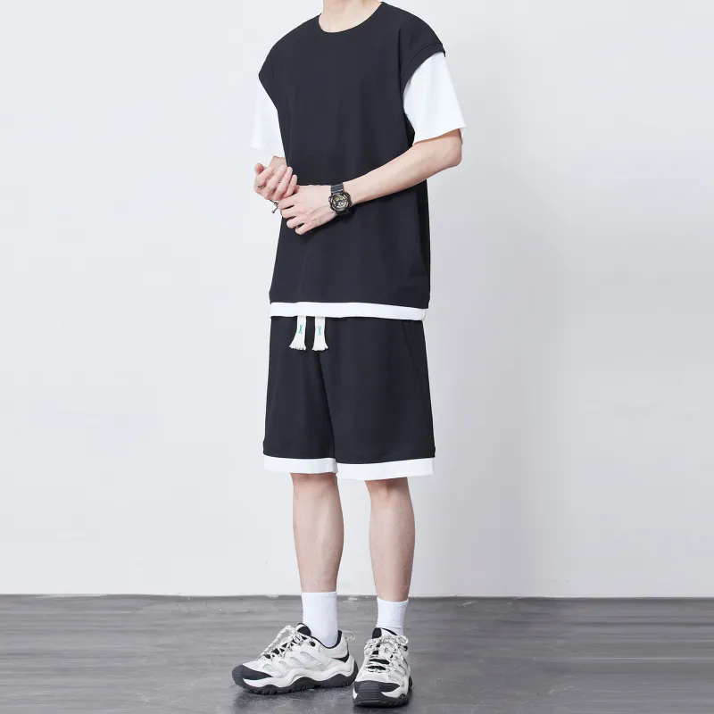 CSKS T Shirt Comes With Casual Knit Pants Unisex 2 Pack-4