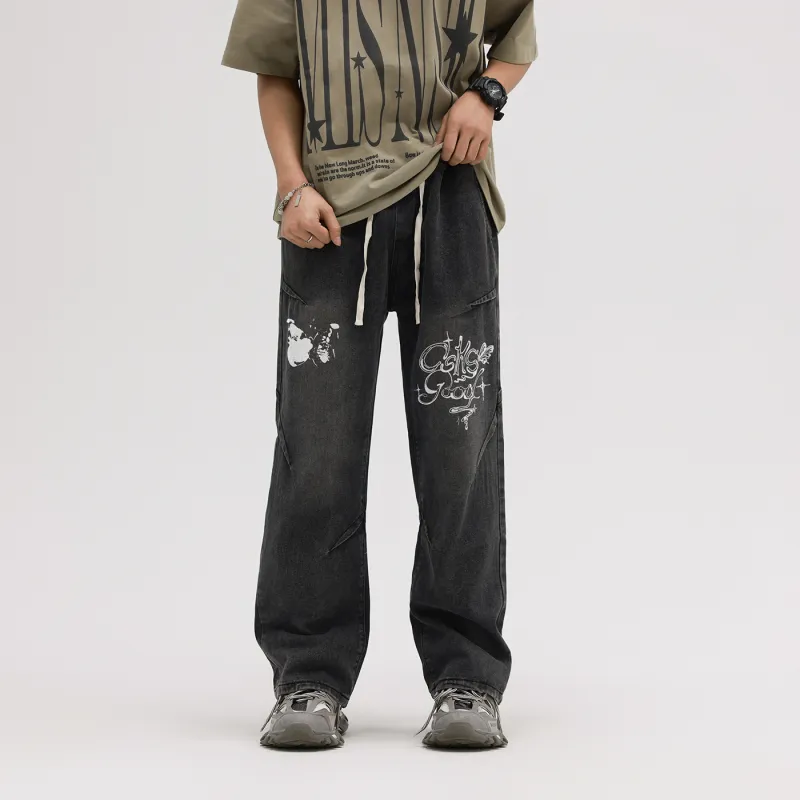 CSKS Jeans Unisex Black Gray Color-6
