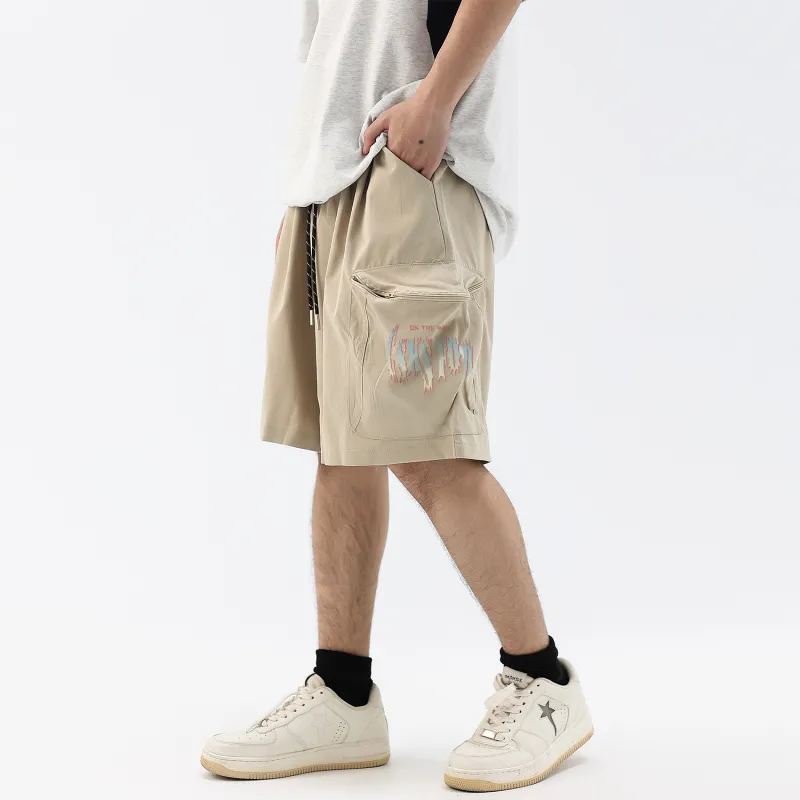 CSKS Casual Shorts Unisex Khaki-2