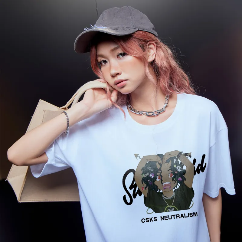 CSKS Drop Shoulder Sleeve T-Shirt Unisex-8