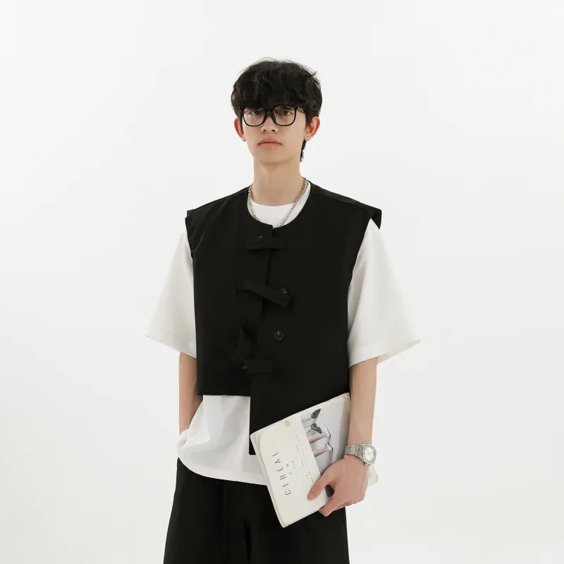 WELTER EXPERIMENT Fashion Minimalist Style Vest Unisex-10