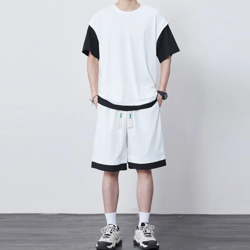 CSKS T Shirt Comes With Casual Knit Pants Unisex 2 Pack-11