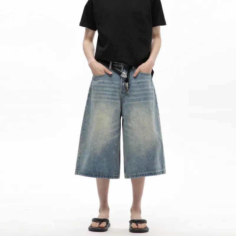 TIRED Denim Shorts Unisex-10