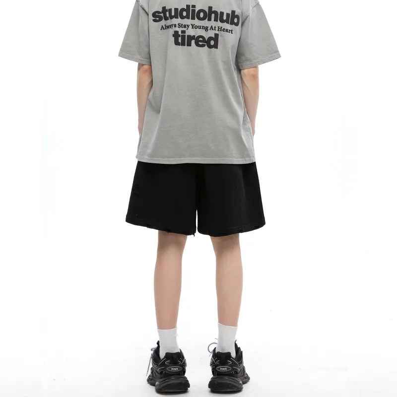 TIRED Casual Shorts Unisex-19