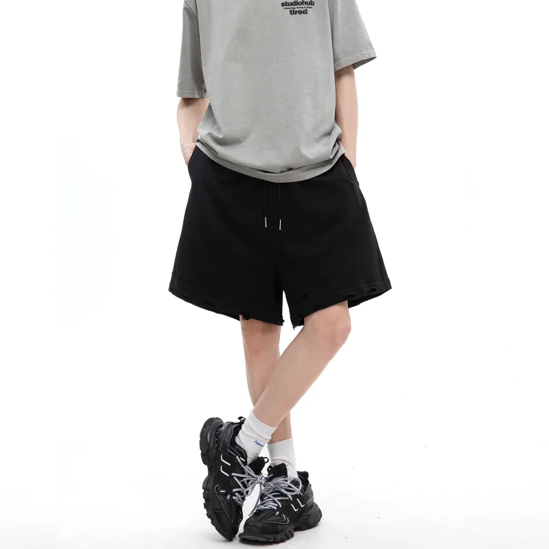 TIRED Casual Shorts Unisex-16
