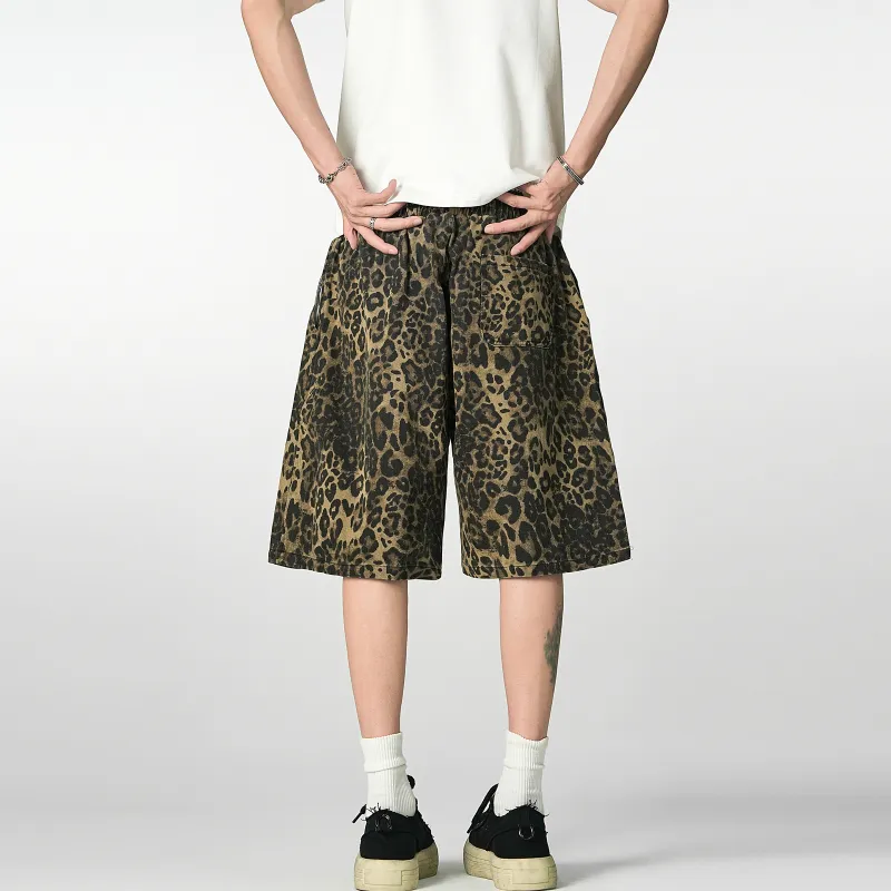TIRED Casual Shorts Unisex Army Green-7