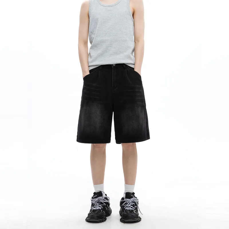 TIRED Denim Shorts Unisex-25
