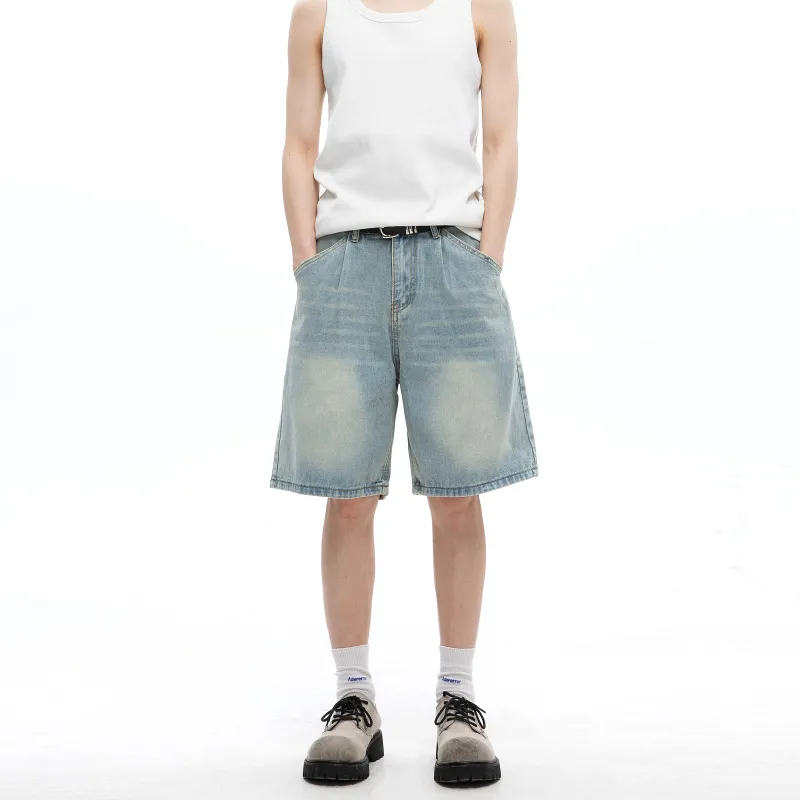 TIRED Denim Shorts Unisex-2