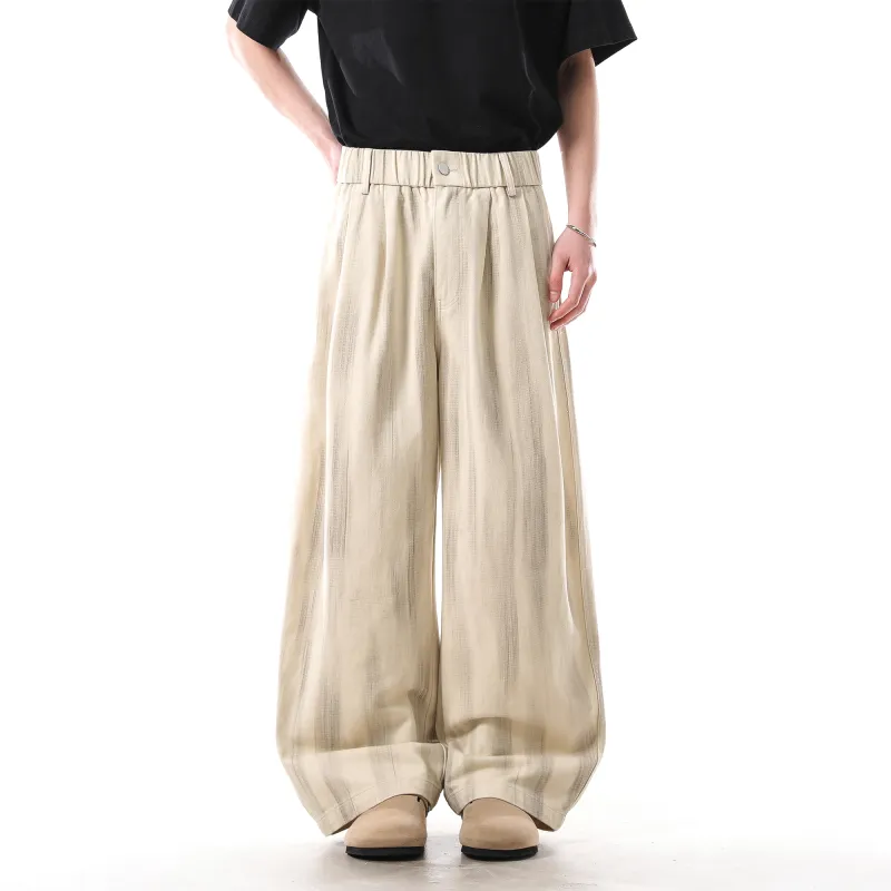 TIRED Casual Pants Unisex Khaki-3