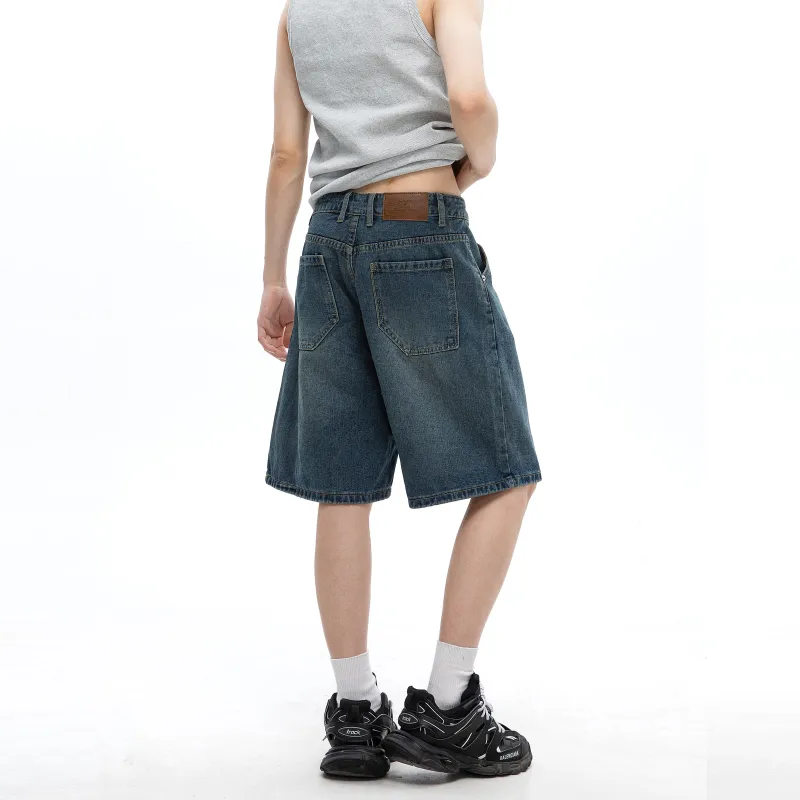 TIRED Denim Shorts Unisex-16