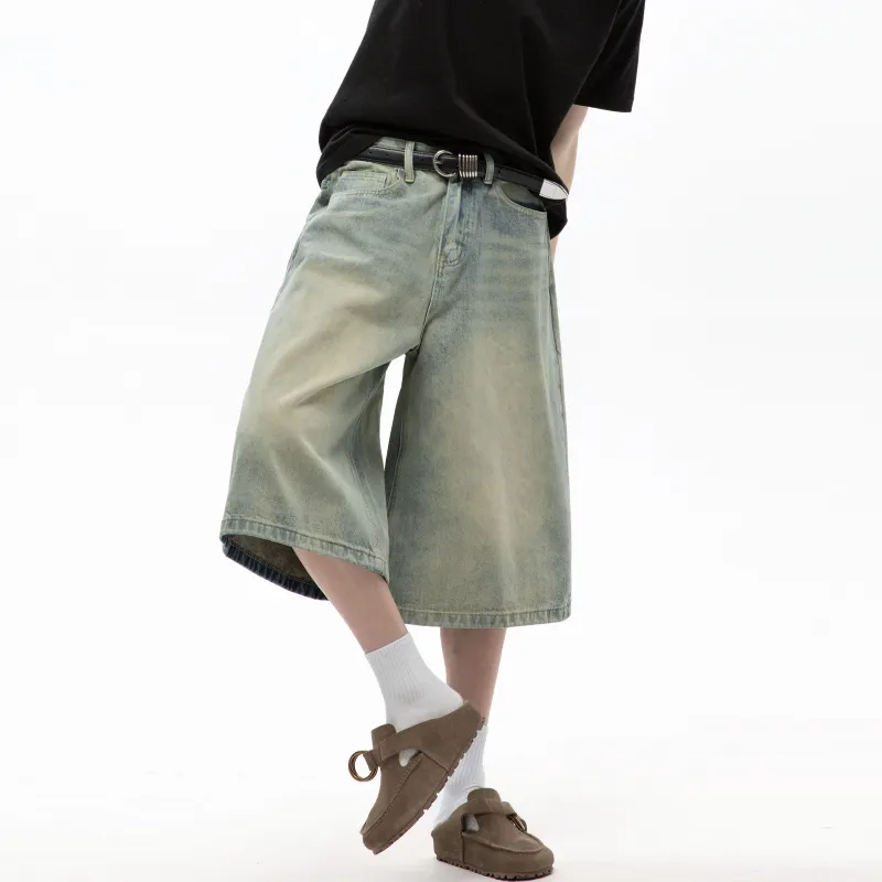 TIRED Denim Shorts Unisex-3