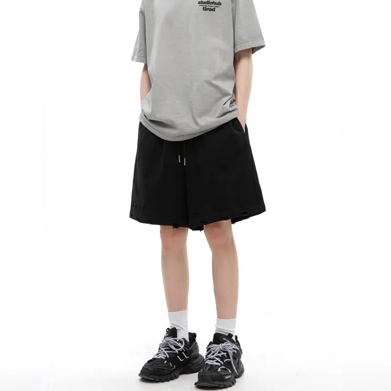 TIRED Casual Shorts Unisex-17