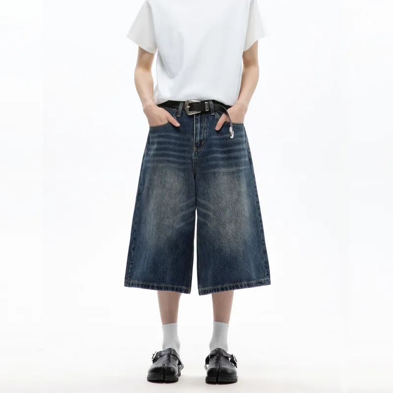 TIRED Denim Shorts Unisex-16