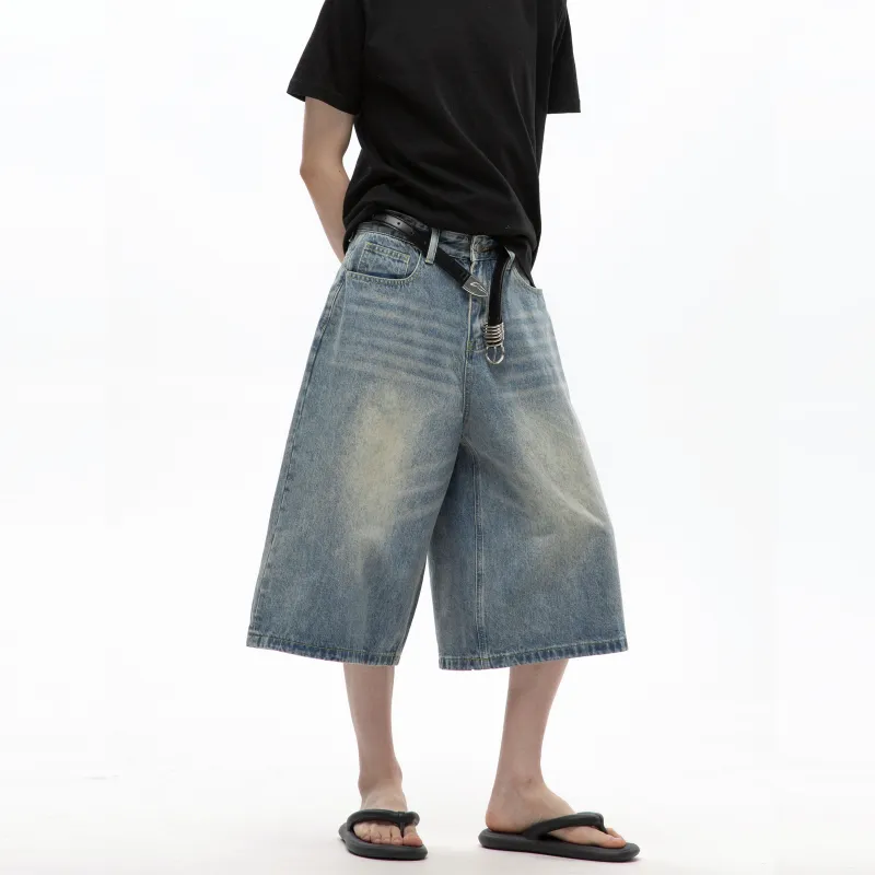 TIRED Denim Shorts Unisex-12