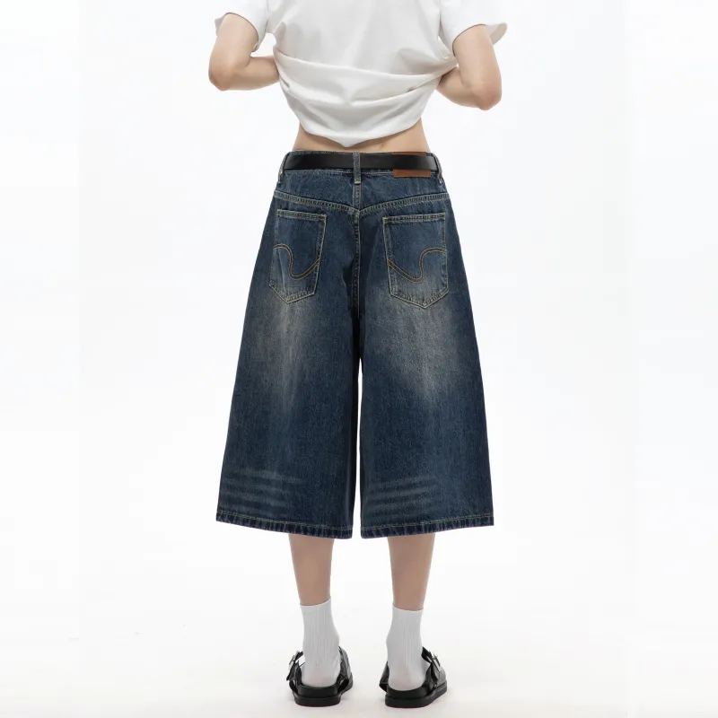 TIRED Denim Shorts Unisex-20