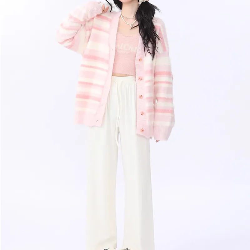 QYPRF Knitwear Women's Pink-3