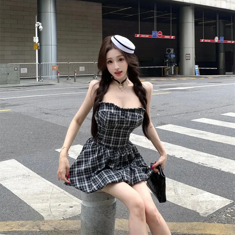 QYPRF Sleeveless Dresses Women's-6