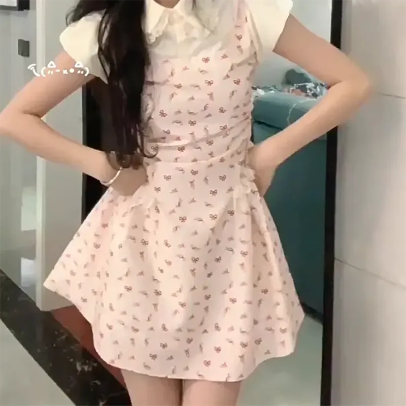 QYPRF Short Sleeved Dress Women's-7