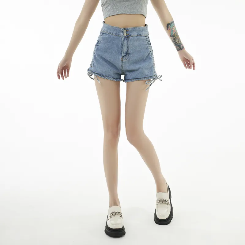 QYPRF Denim Shorts Women's-3