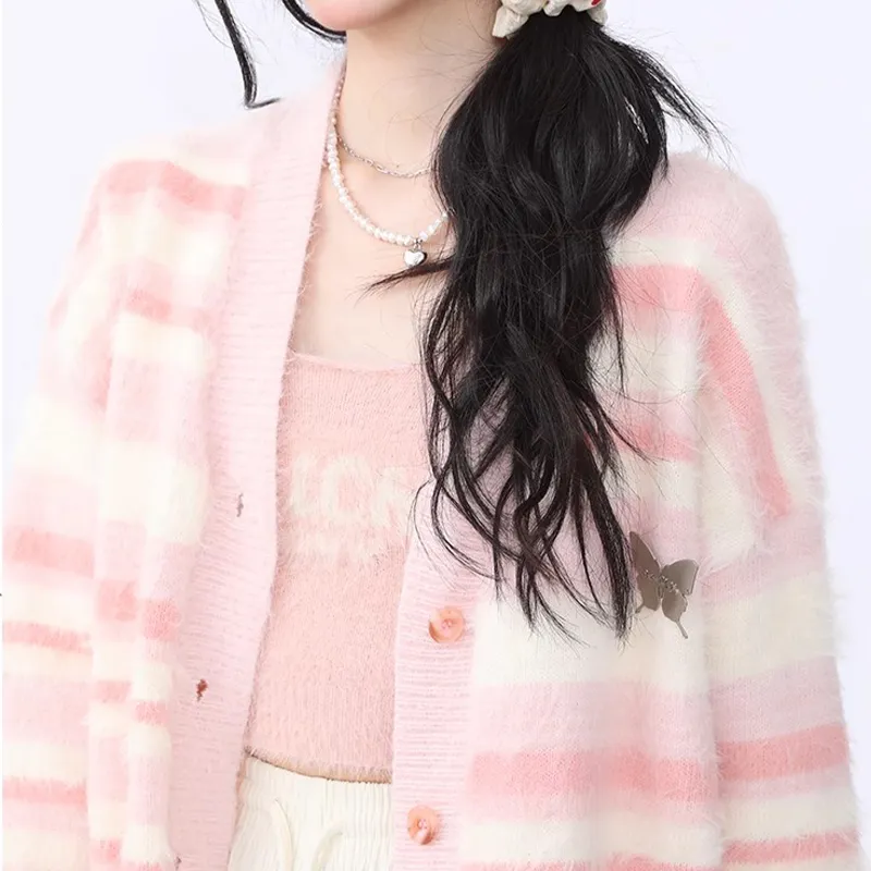 QYPRF Knitwear Women's Pink-2
