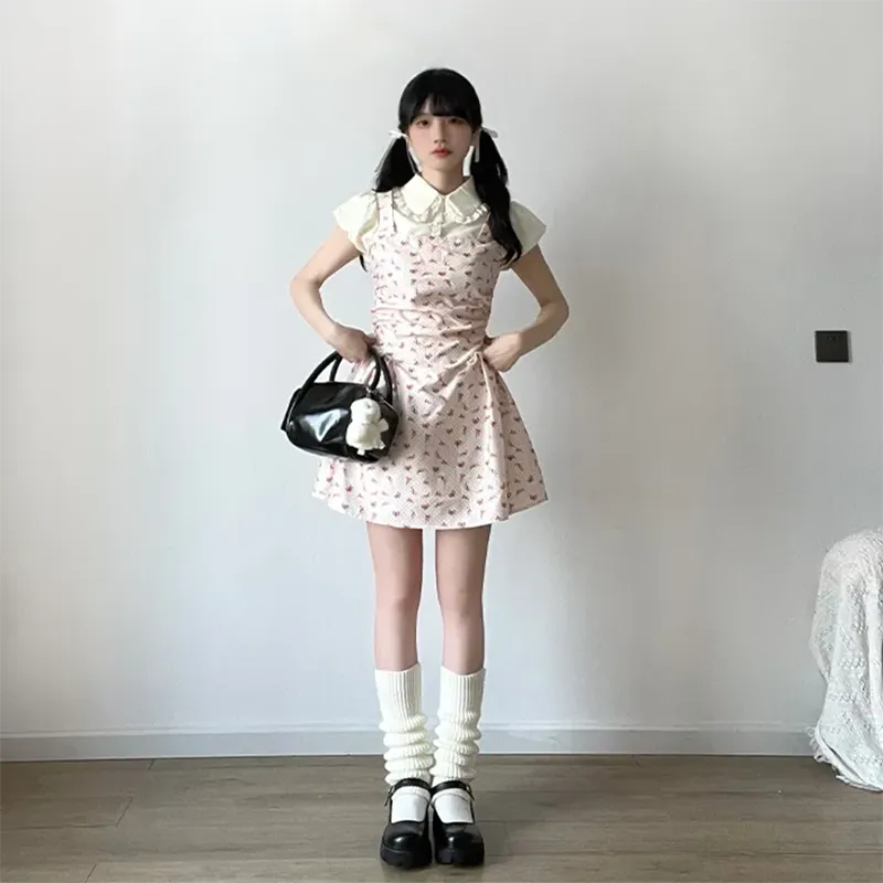 QYPRF Short Sleeved Dress Women's-8