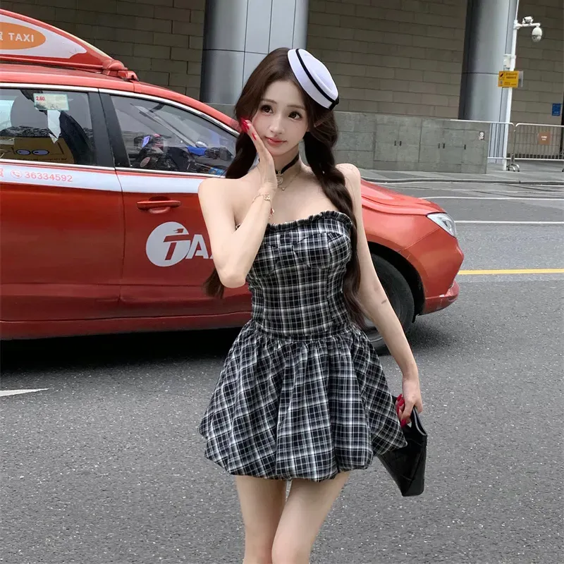 QYPRF Sleeveless Dresses Women's-5