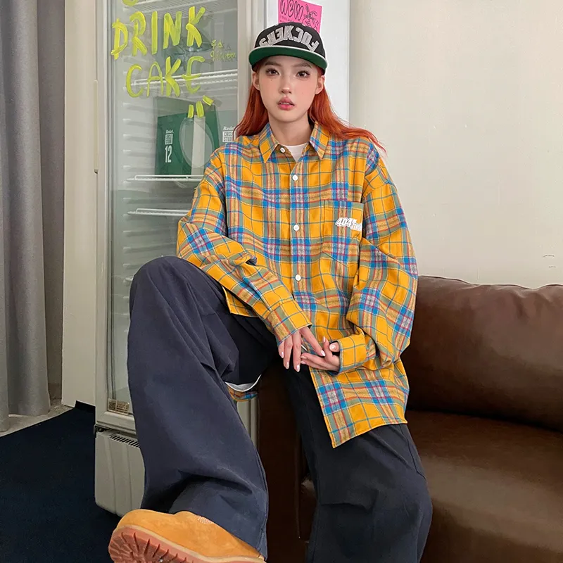 404MOB GANG Shirt Unisex Yellow-2