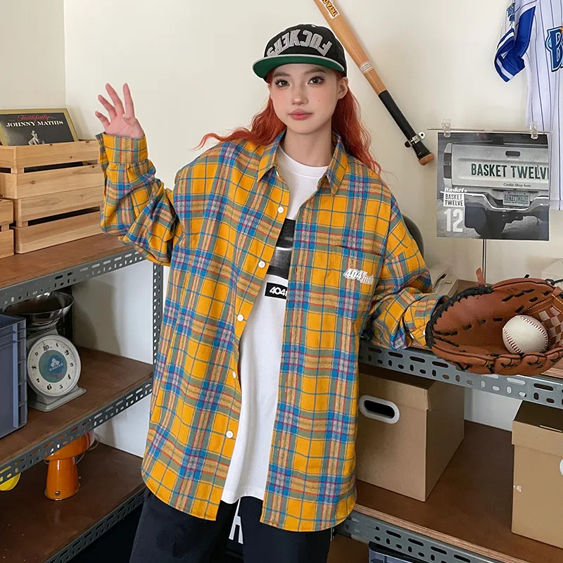 404MOB GANG Shirt Unisex Yellow-7