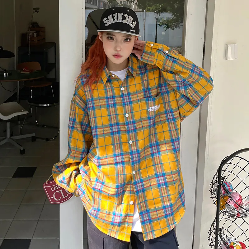 404MOB GANG Shirt Unisex Yellow-5