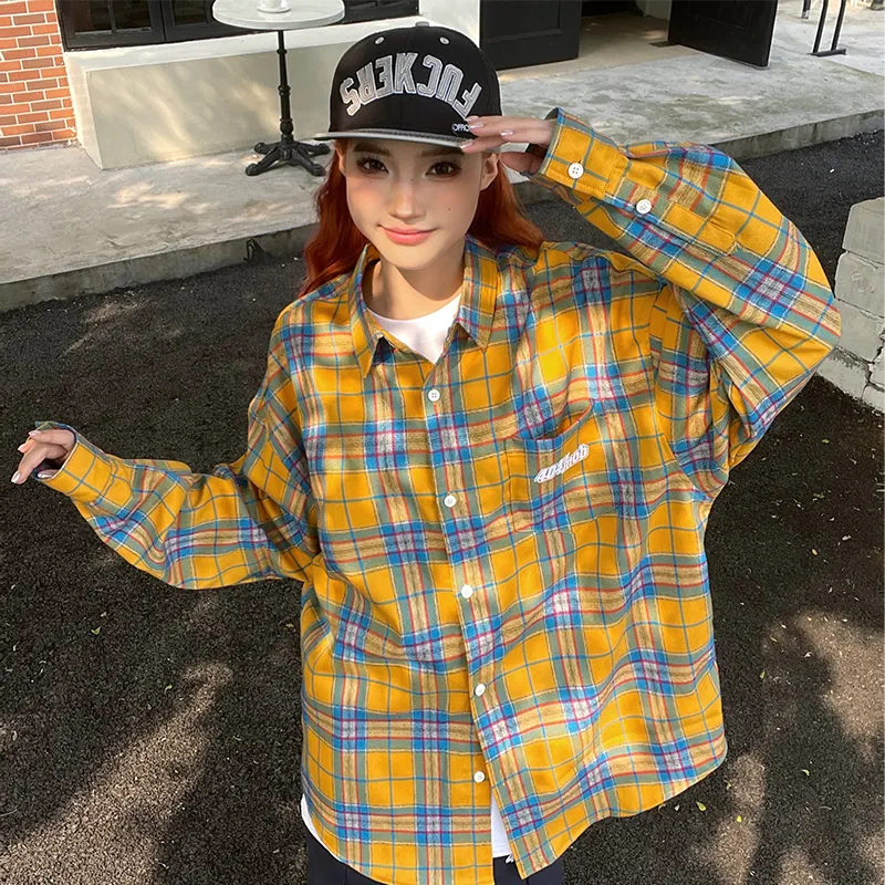 404MOB GANG Shirt Unisex Yellow-8