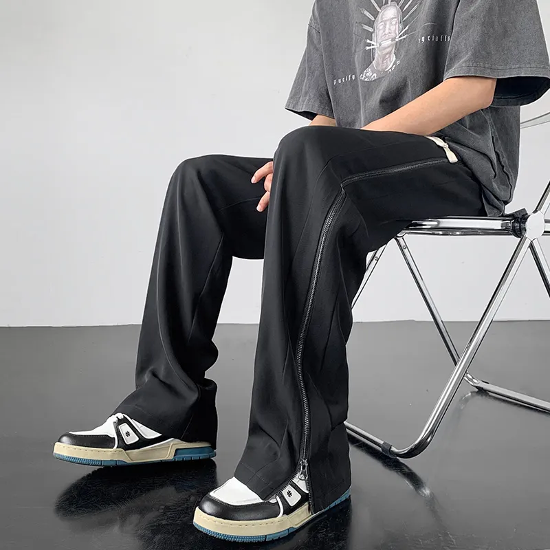 MEIPIN TANG Cargo Pants Unisex Black-8
