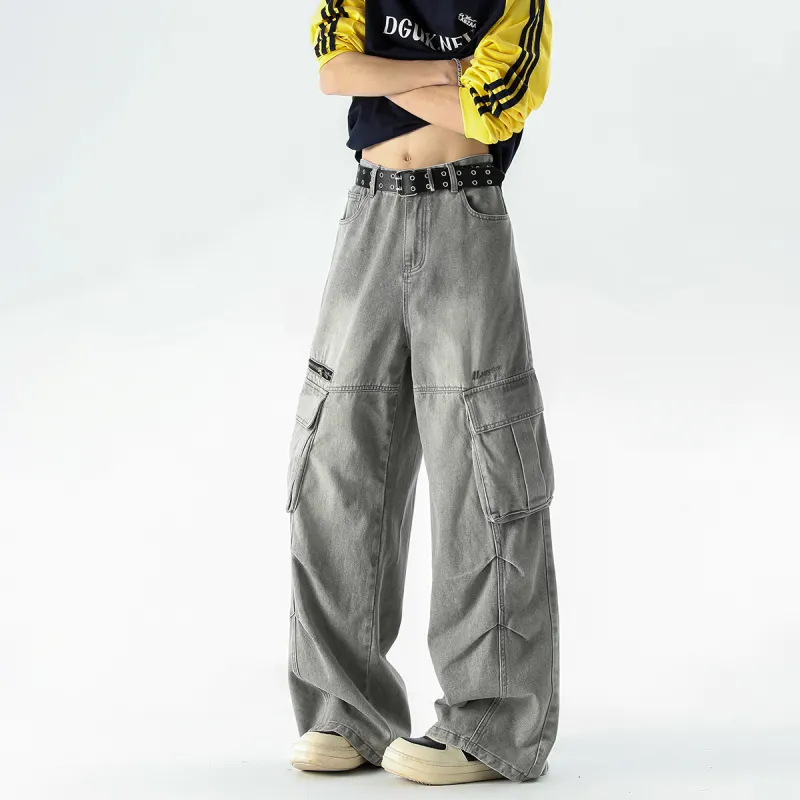 MEIPIN TANG Jeans Unisex-17