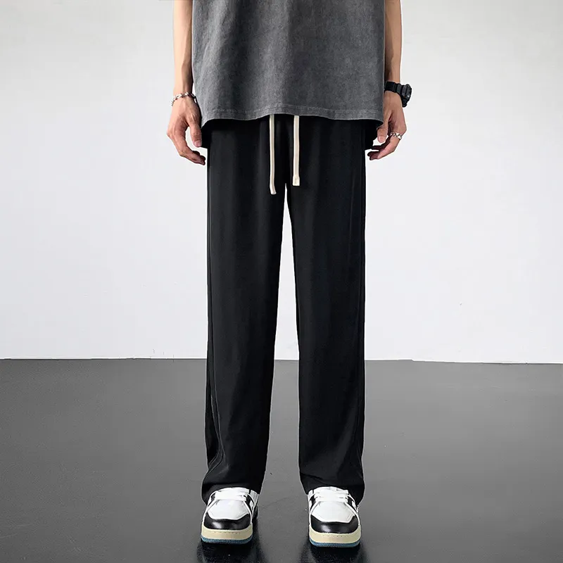 MEIPIN TANG Cargo Pants Unisex Black-3