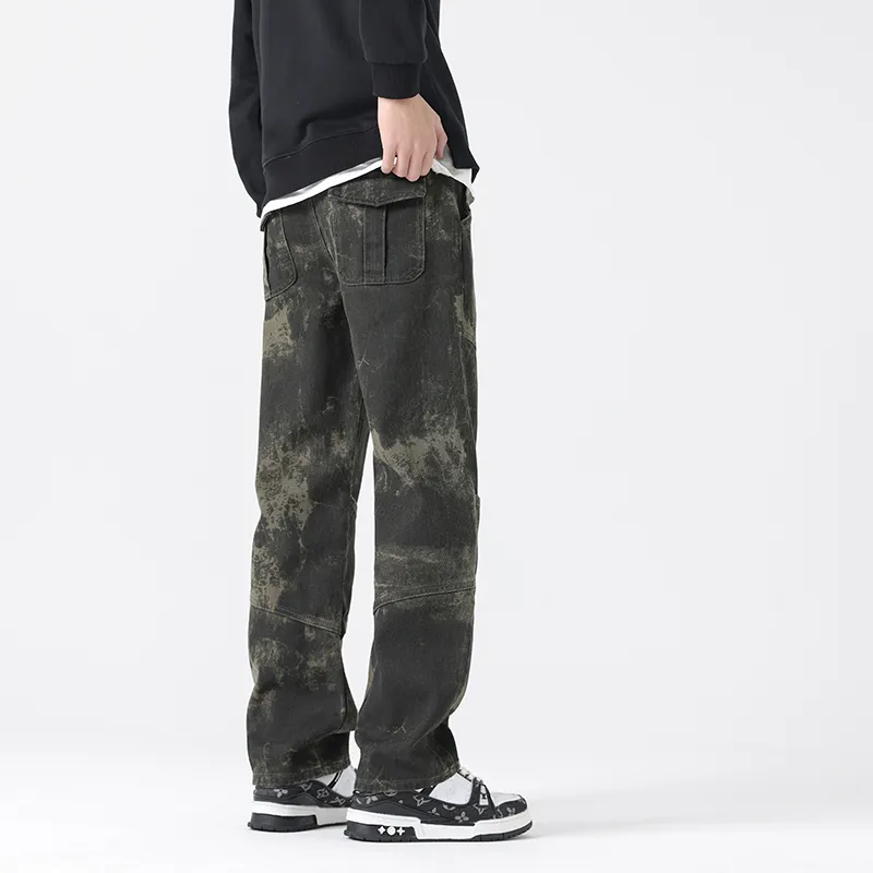 MEIPIN TANG Cargo Pants Unisex Black-3