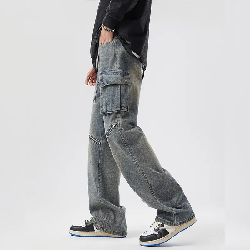 MEIPIN TANG Jeans Unisex-7