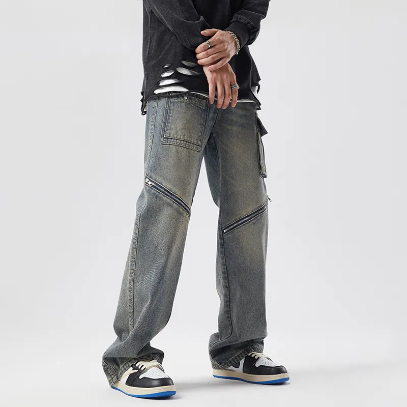 MEIPIN TANG Jeans Unisex-8