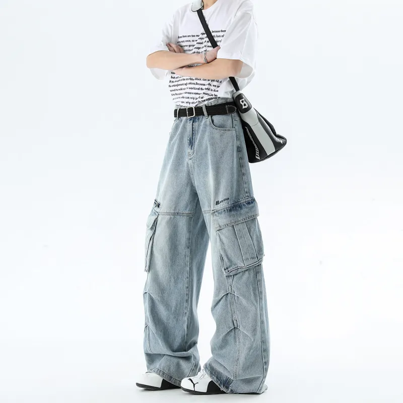 MEIPIN TANG Jeans Unisex-8
