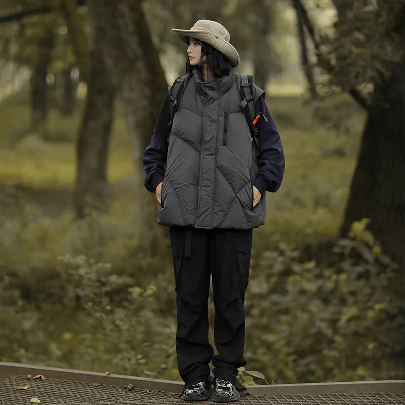 MEIPIN TANG Fall Winter Vest Korean Style Unisex-9