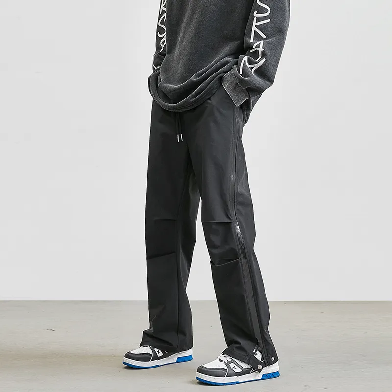 MEIPIN TANG Cargo Pants Unisex Black-4